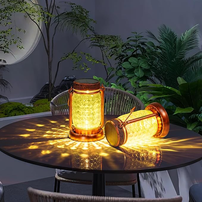 solar-powered lanterns