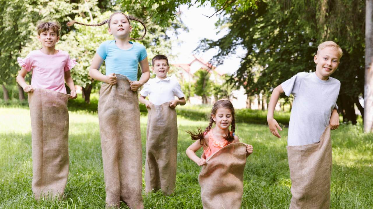 Sack race