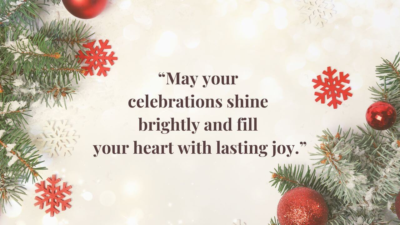 happy holidays greetings with joy