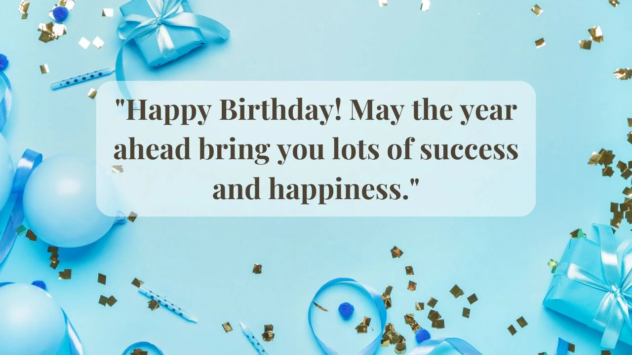 birthday quotes & messages success