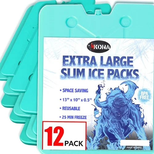 Kona (12 Pack) XL Slim Ice Packs