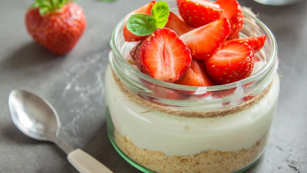 No-Bake Cheesecake Jars Dessert