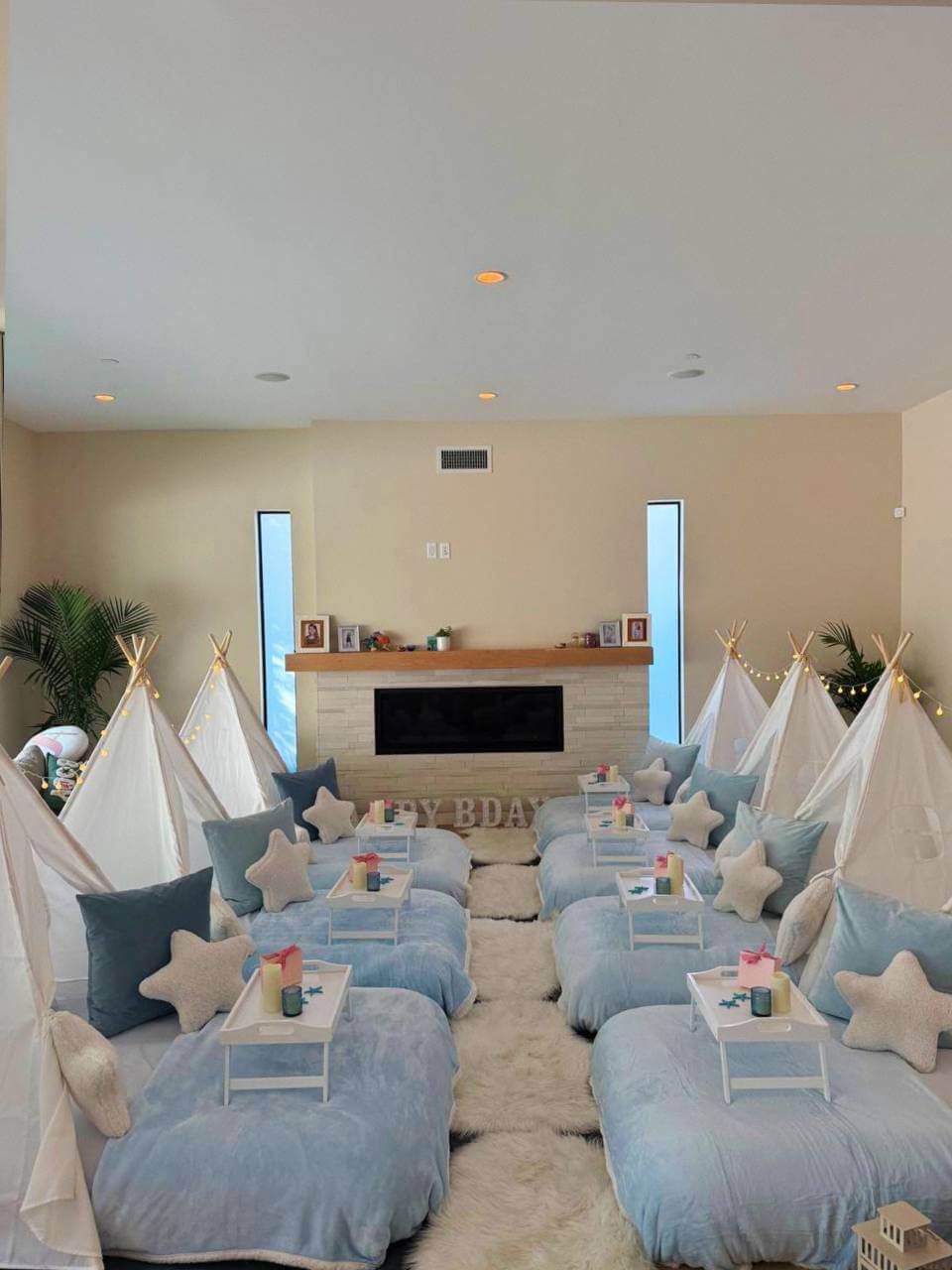 sleepover party teepee tents setup sleepover party teepee tents setup