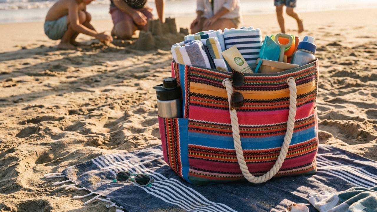 large beach bag