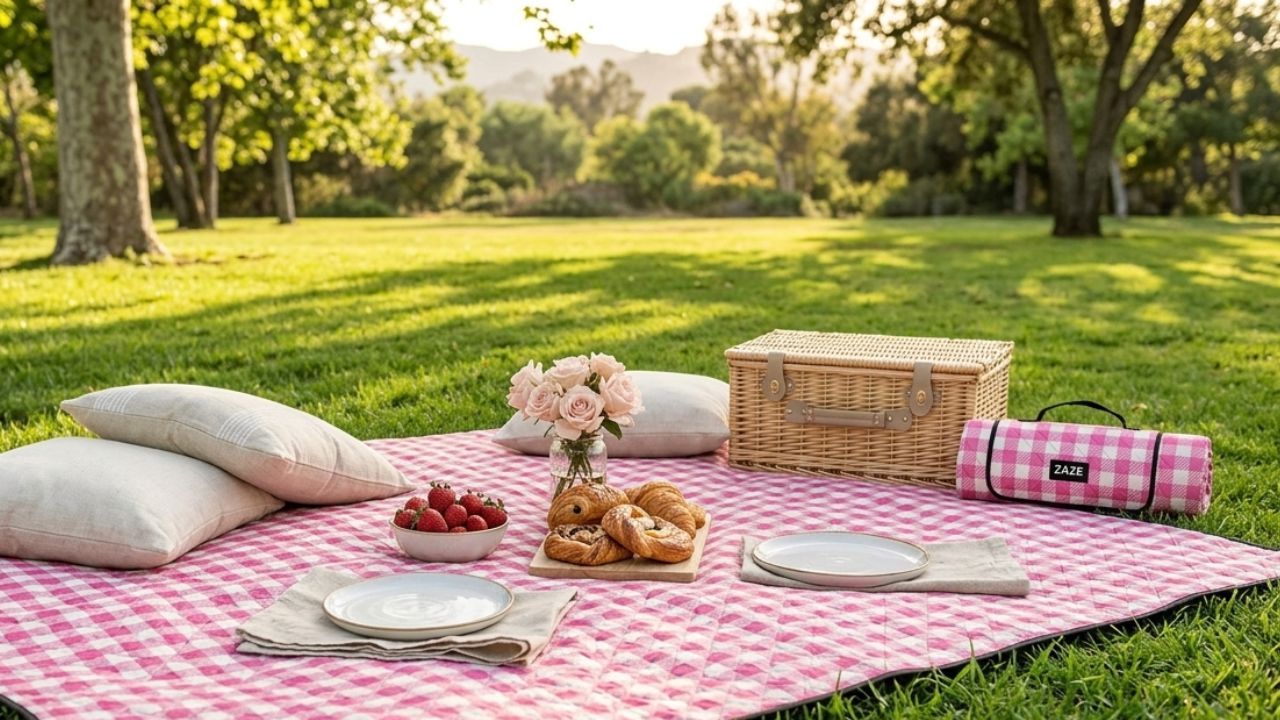 pink picnic blanket pink picnic blanket