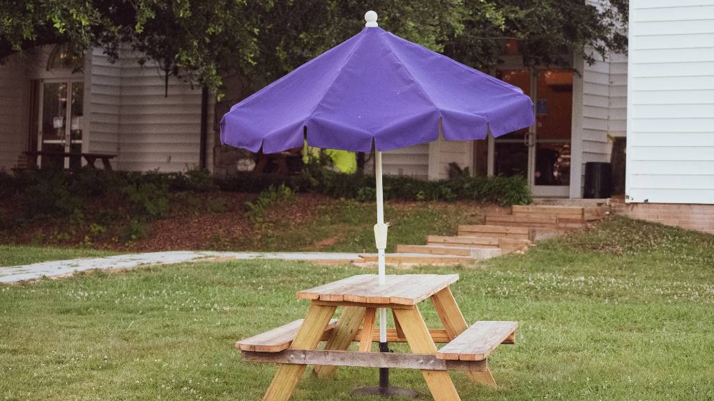 Picnic Tables with Umbrella