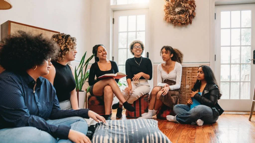 bridesmaid book club gathering