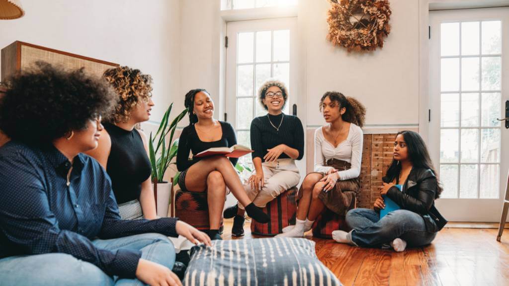 bridesmaid book club gathering