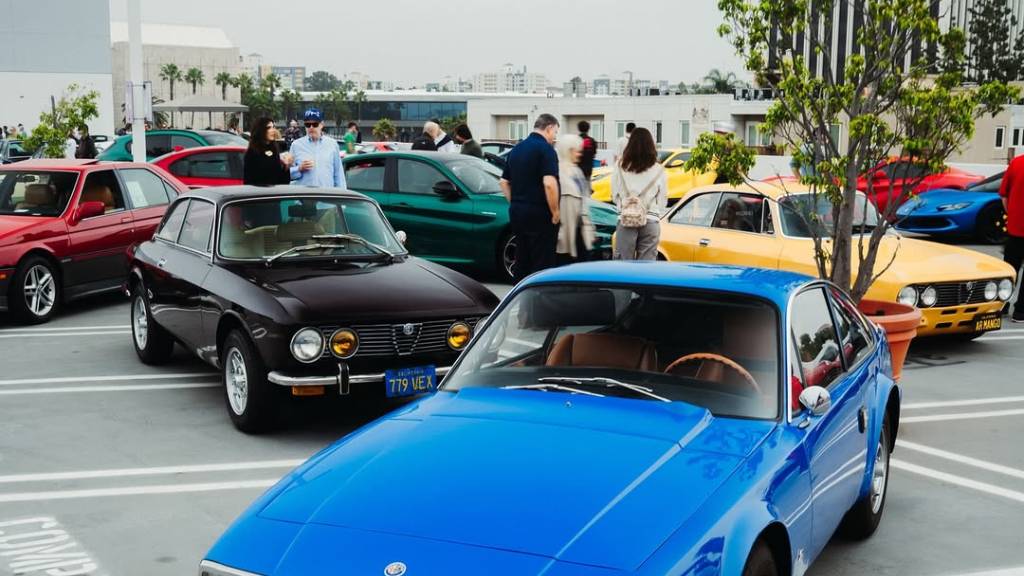 car showcase at a popular la museum