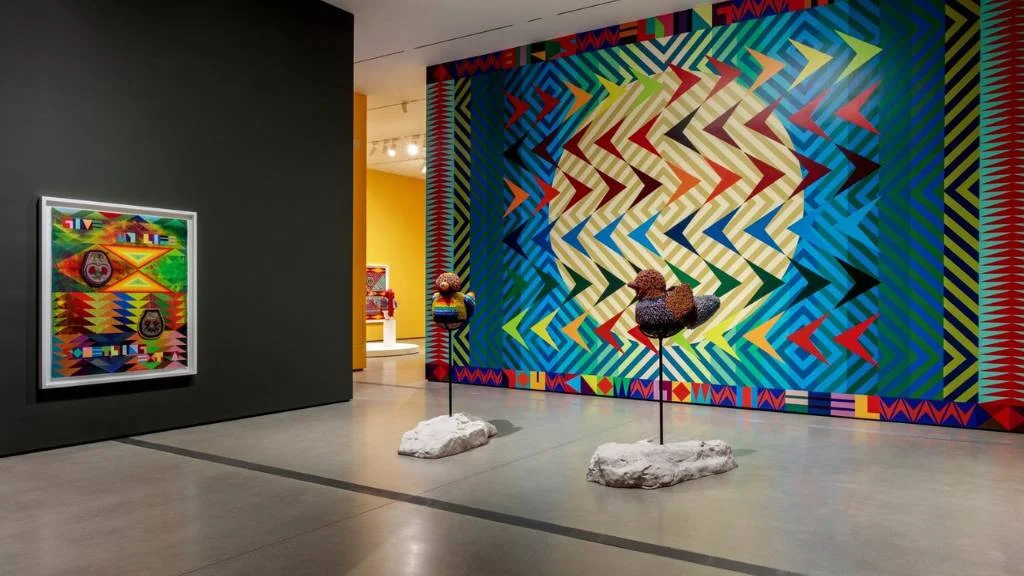 colorful exhibit at one of the best museums in la