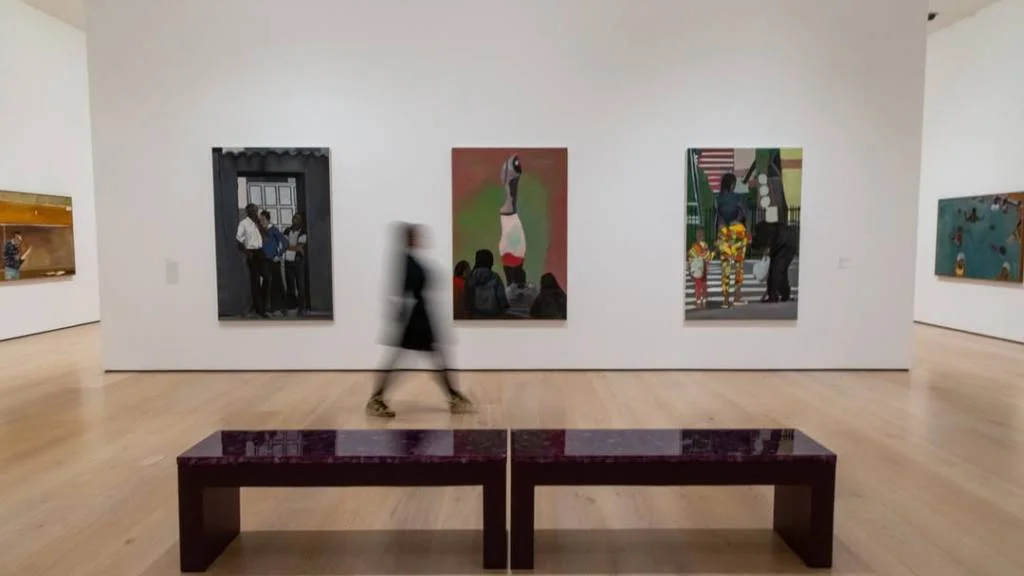 fine arts display at a notable la museum