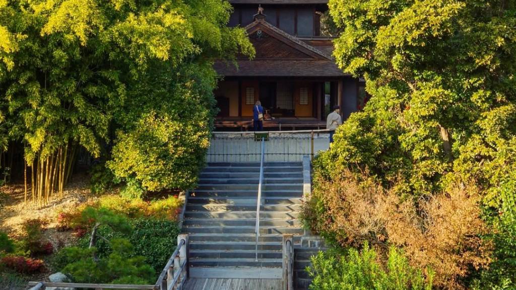 garden path to a hidden gem museum in la