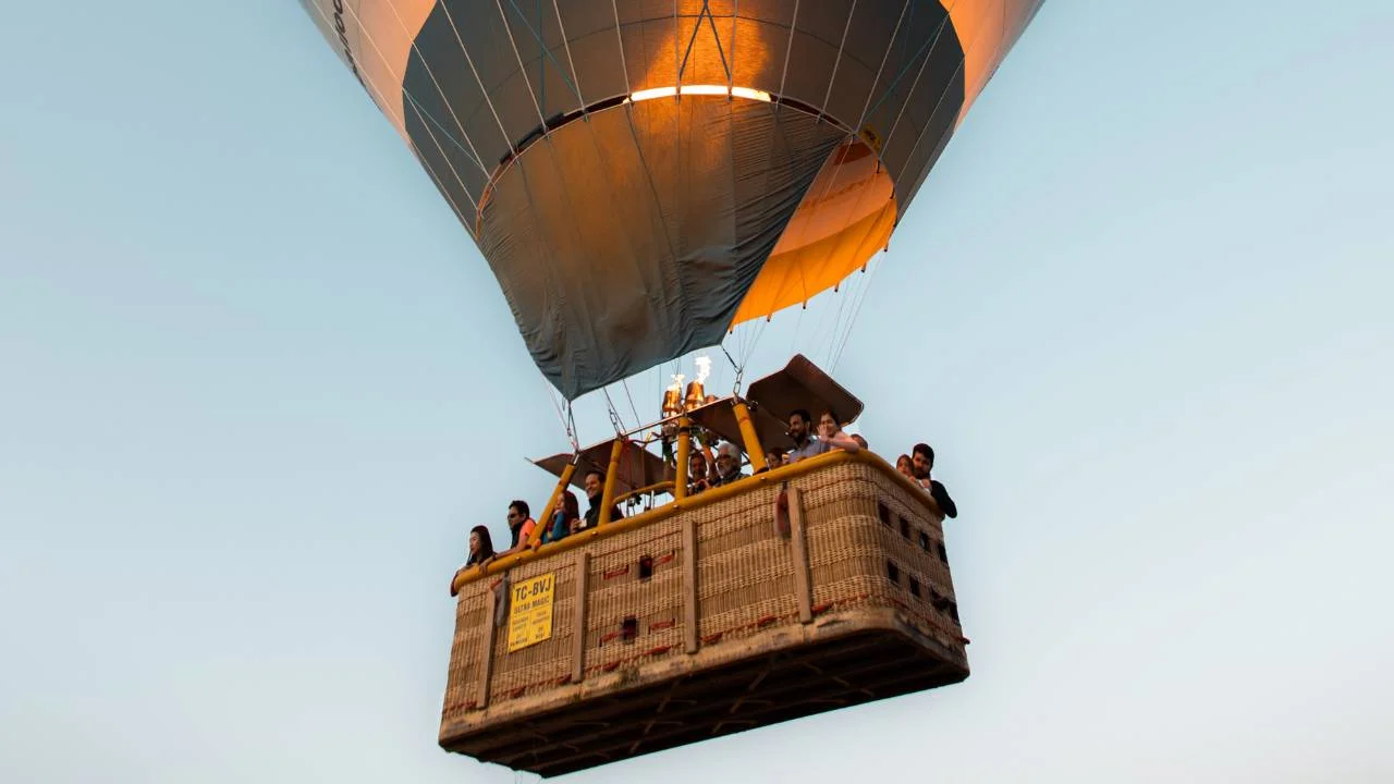 hot air balloon ride