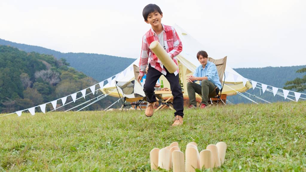 outdoor picnic games on open field