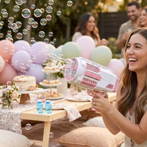party bubble machine gun