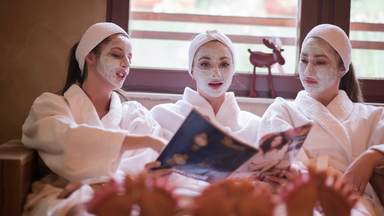 spa day with friends