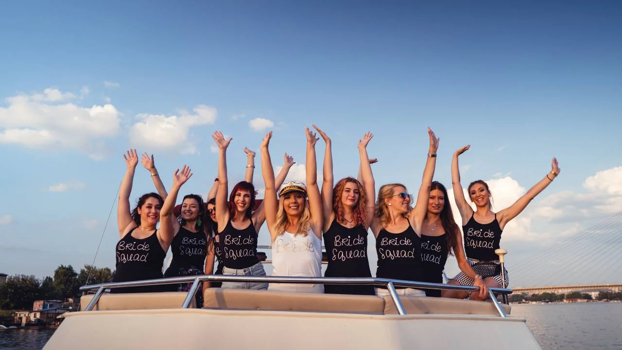 yacht party with close friends