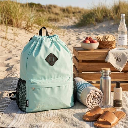 drawstring beach bag backpack