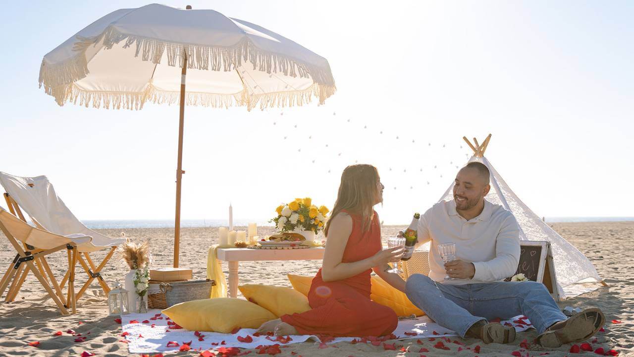 beach-rehearsal-dinner-couple beach rehearsal dinner couple