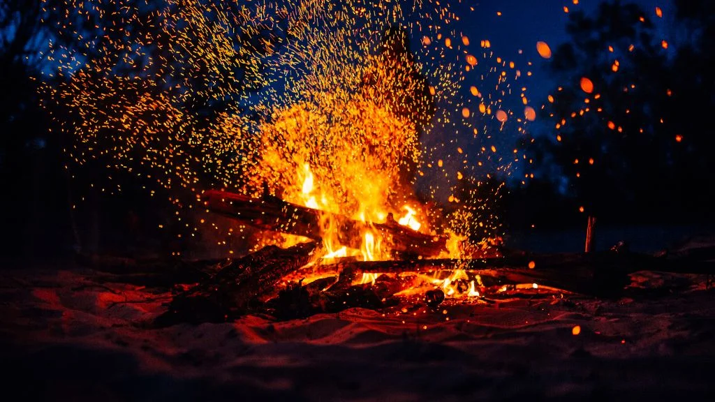 bonfire release night for divorce party