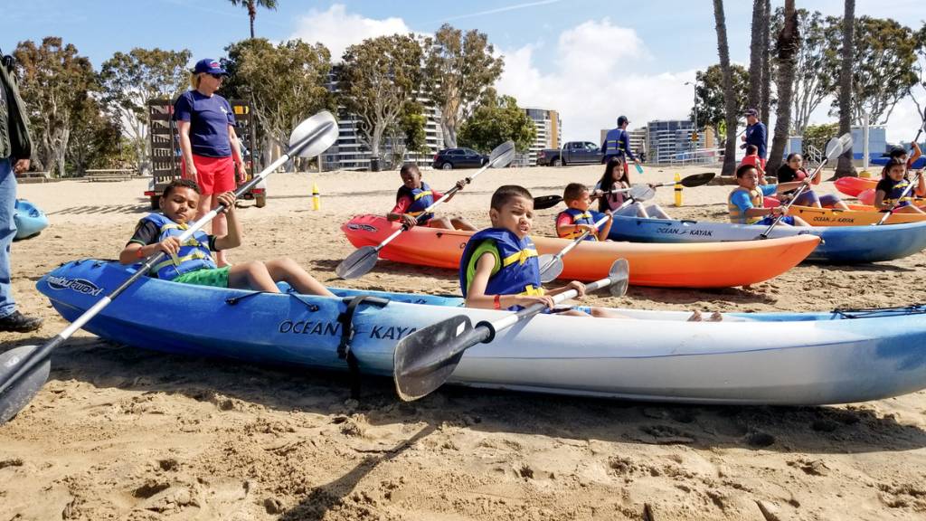 kayaking with children