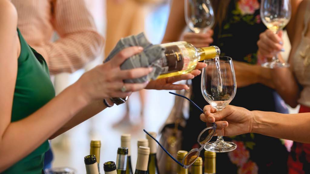 wine tasting celebration