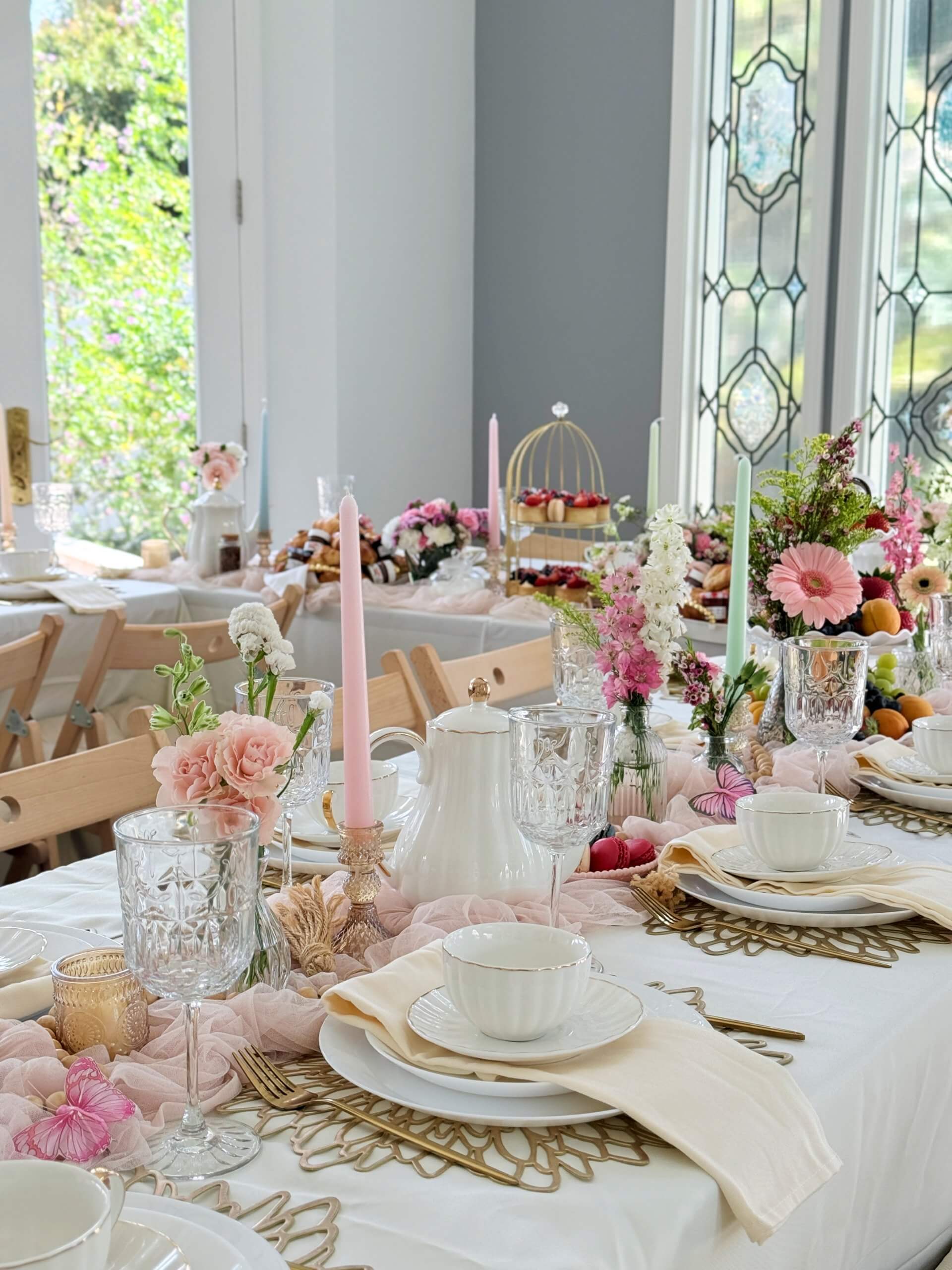 baby shower place settings