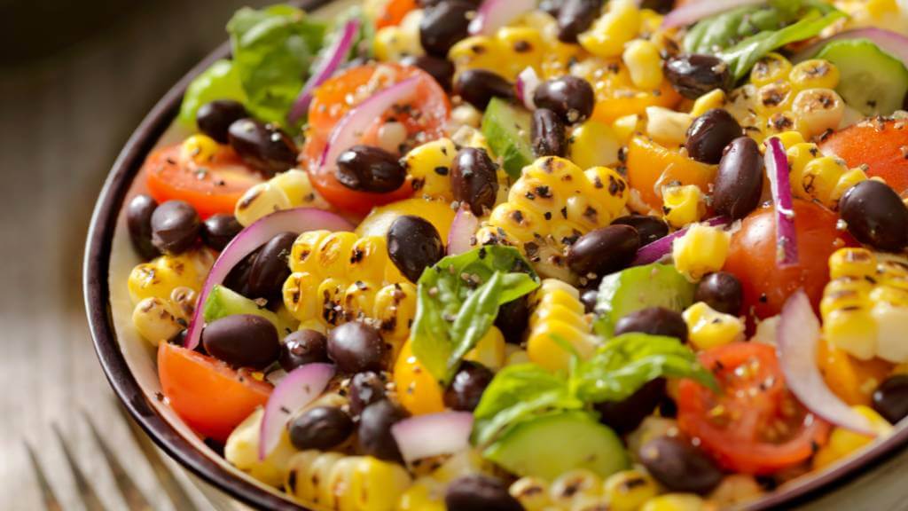 black bean picnic salad