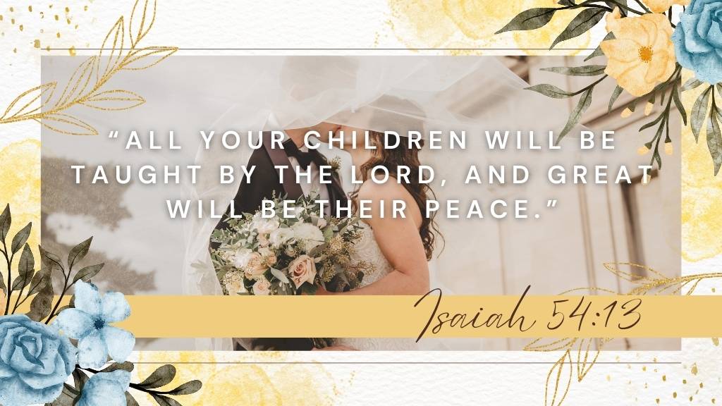 isaiah 54 13 marriage verse