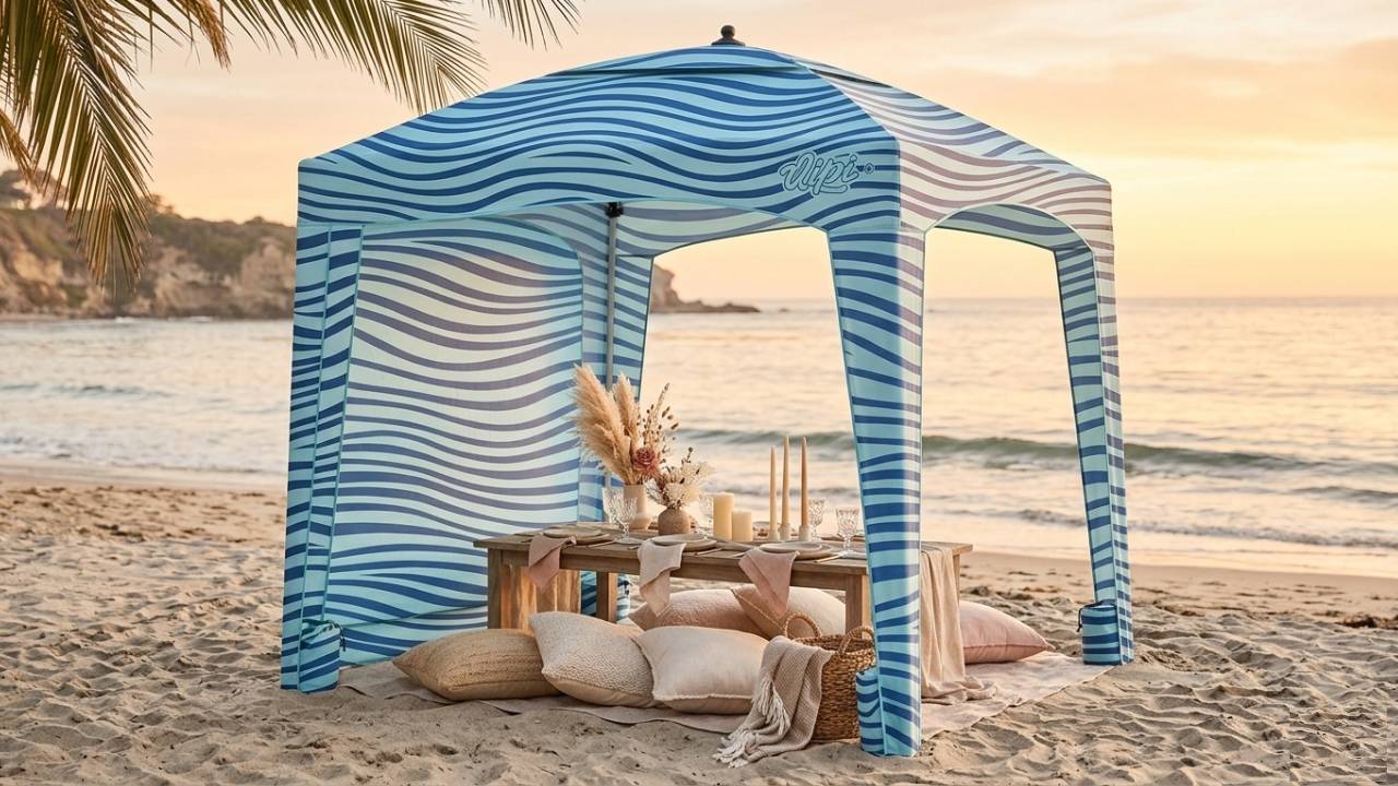 sun-ready cabana tent