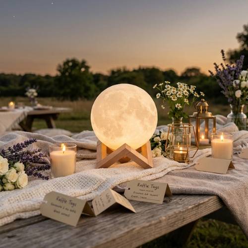 moon lamp raffle prize