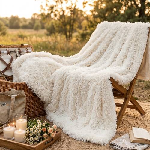 faux fur blanket raffle prize