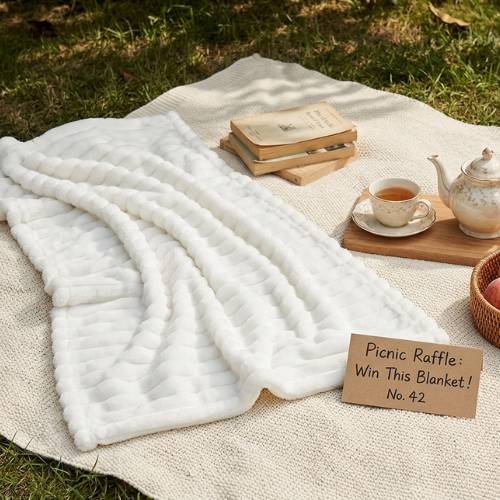soft throw blanket raffle prize
