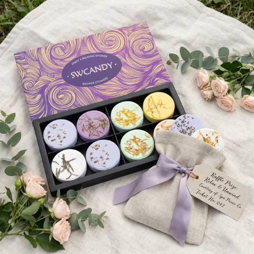 shower steamers raffle gift