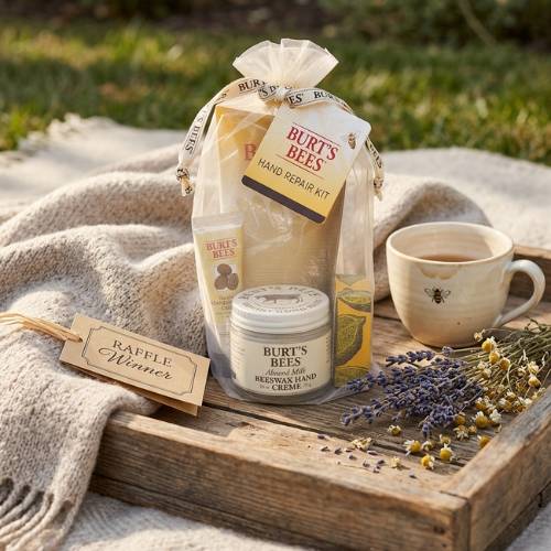 burts bees hand care prize
