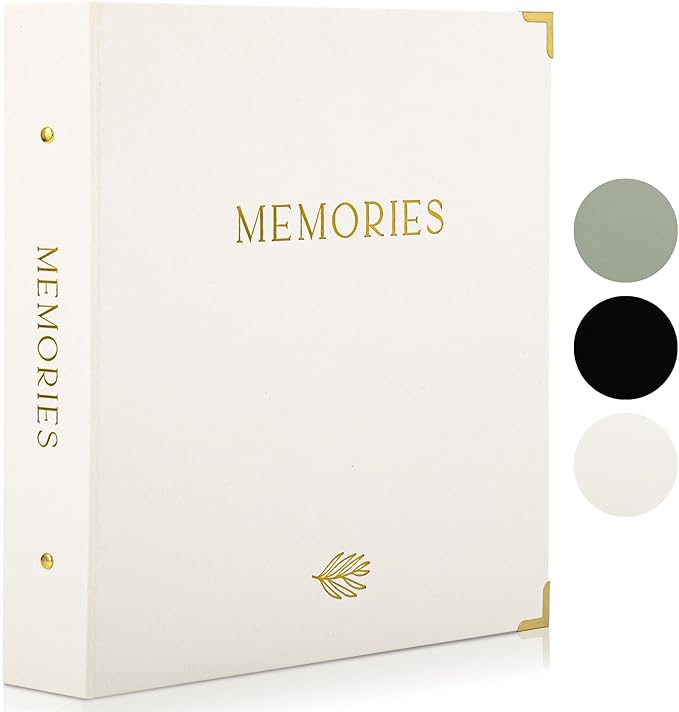 beautiful linen photo album
