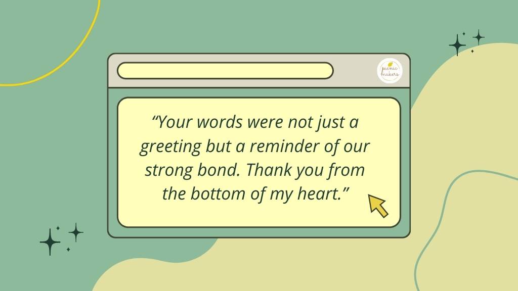 birthday wishes message of gratitude