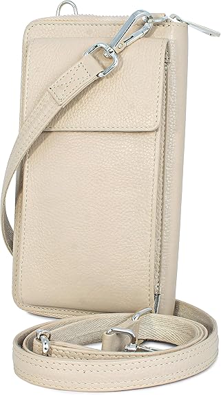 crossbody leather wallet