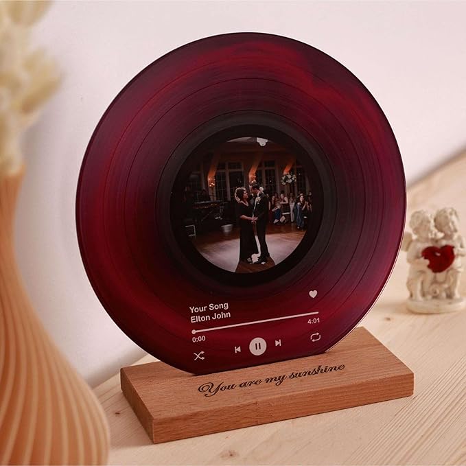 custom acrylic song plaque