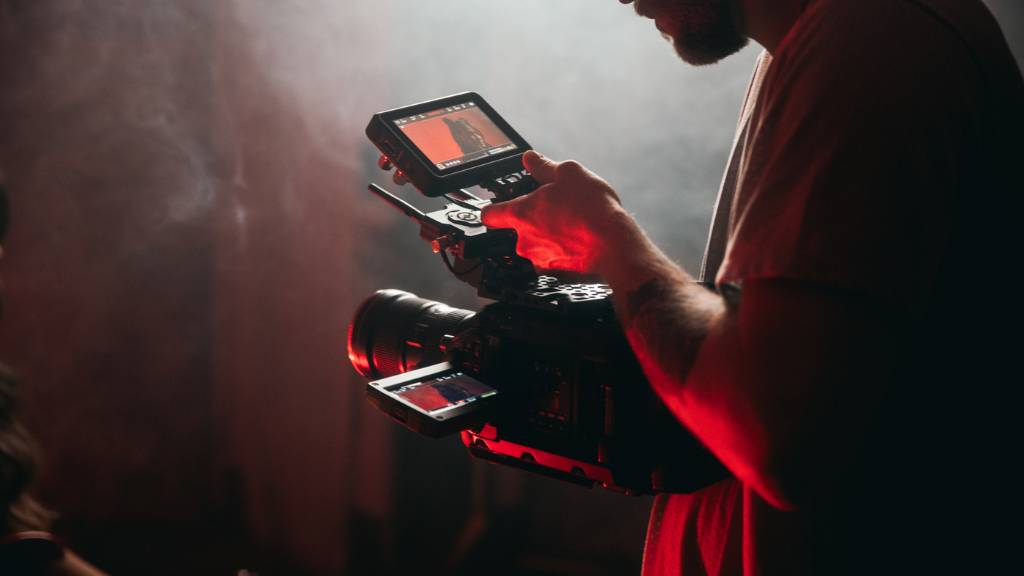 filming a birthday video