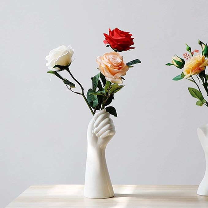 modern art ceramic flower vase