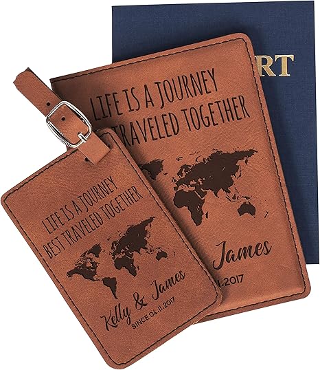 passport holder and luggage tag