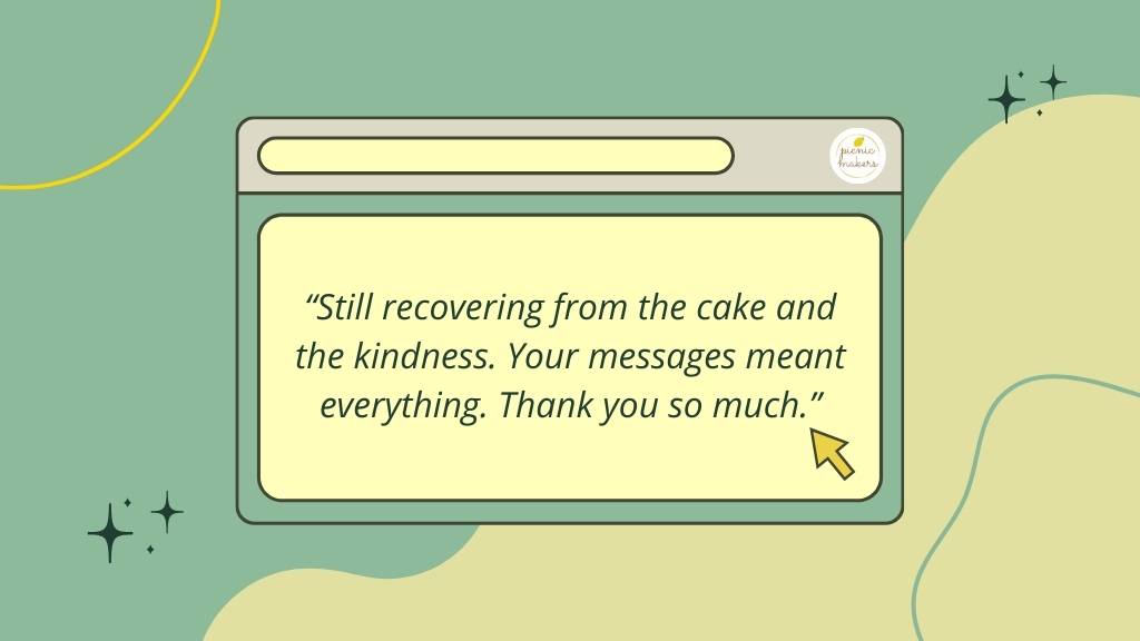 thank you for kind birthday messages