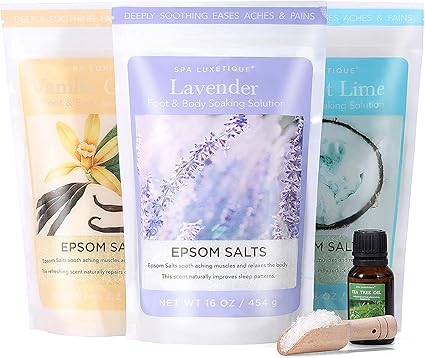 Lavender rose bath soak set for bridal shower