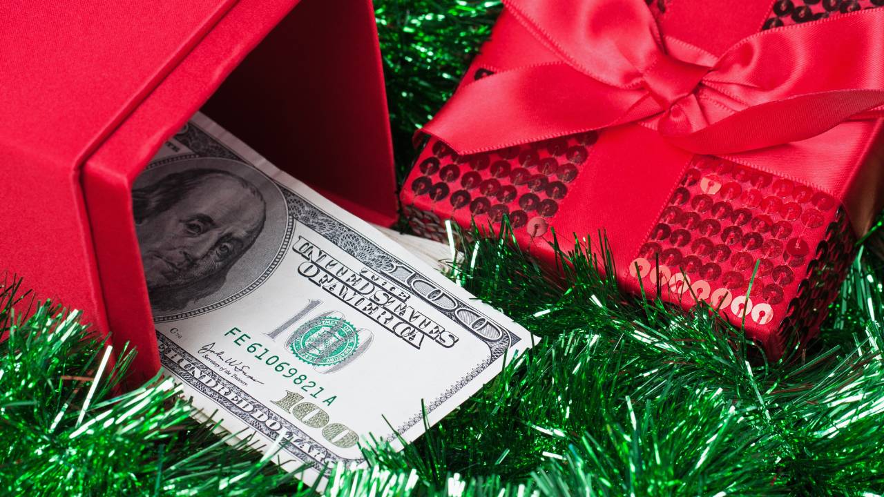 money-gift-in-red-box money gift in red box with ribbon