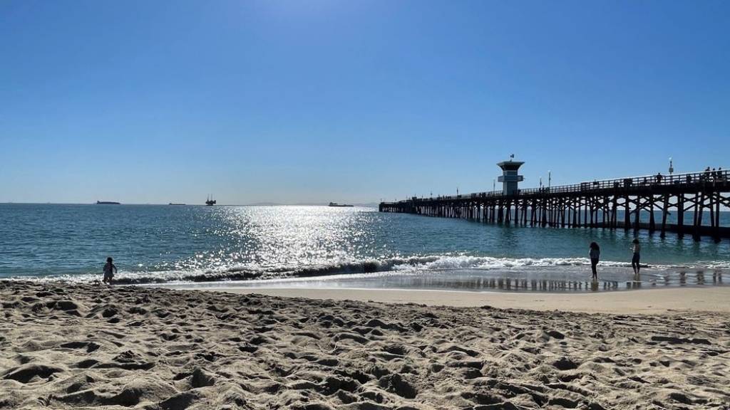 seal beach shoreline view