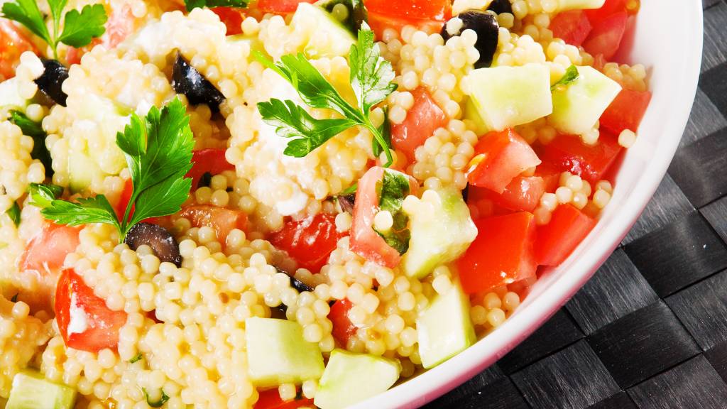 vegetarian picnic couscous salad