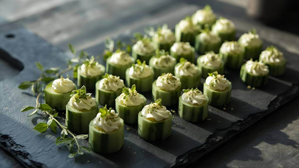 cucumber cream cheese bites