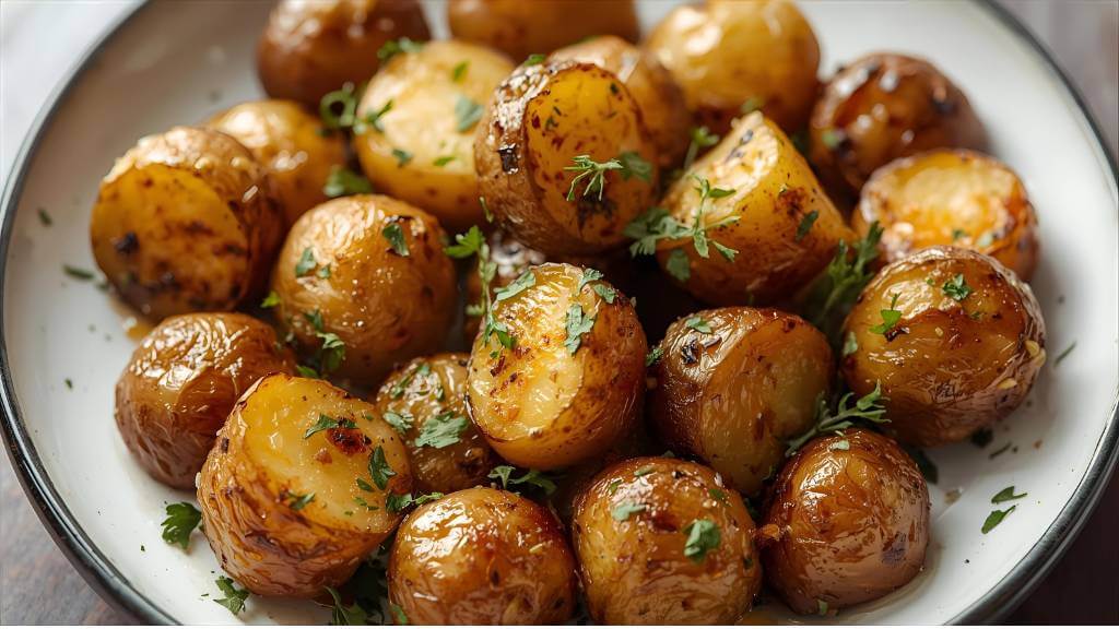roasted baby potatoes