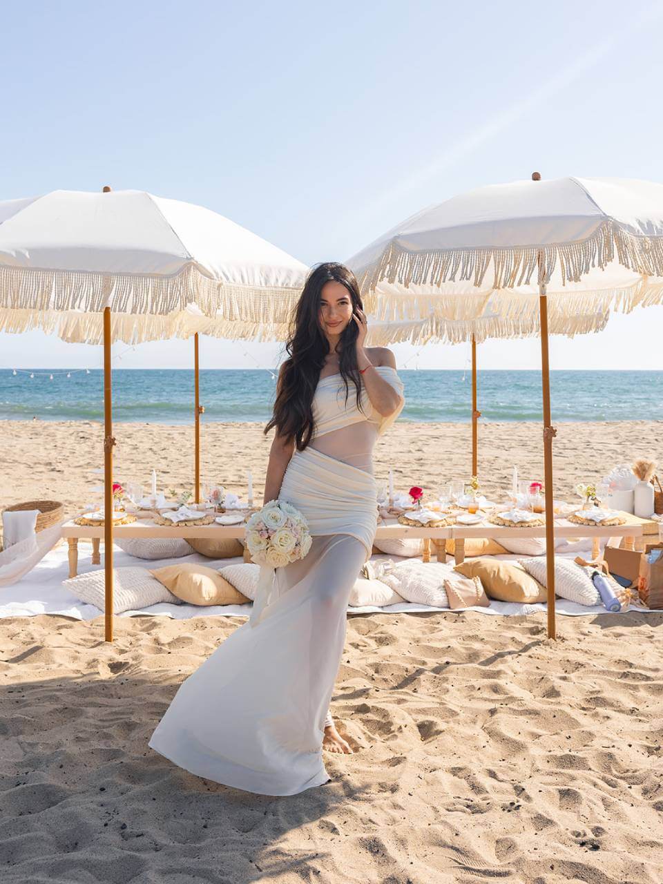 beach birthday picnic party in Los Angeles